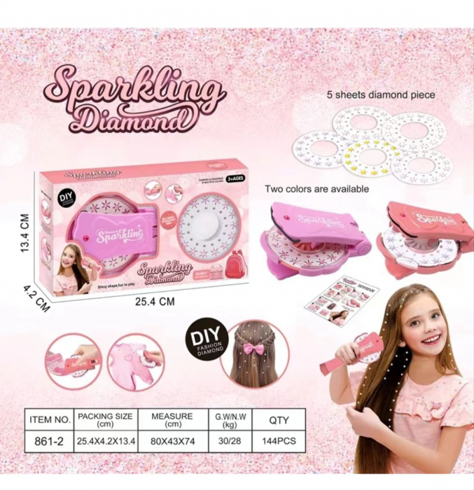 Set Cosmetizare Par cu Pietricele Sclipitoare [2]