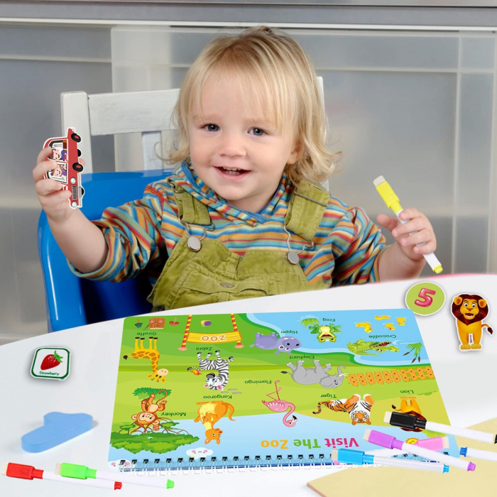 Carte Educativa Busy Book pentru Prescolari [8]