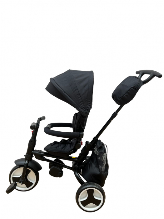 Tricicleta Pliabila pentru Copii, Reversibila, Spatar Reglabil -  L-Sun Negru [2]