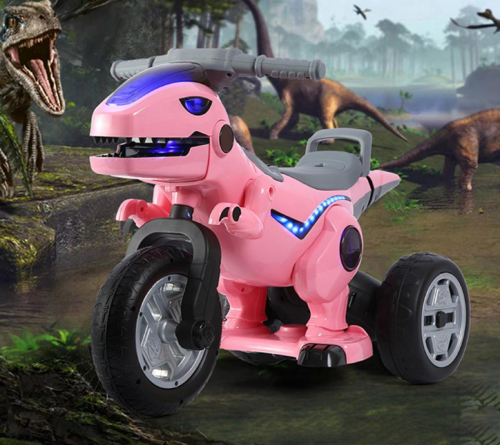 Motocicleta Electrica, Model Dinozaur, 2 Motoare si Acumulator 12V [7]