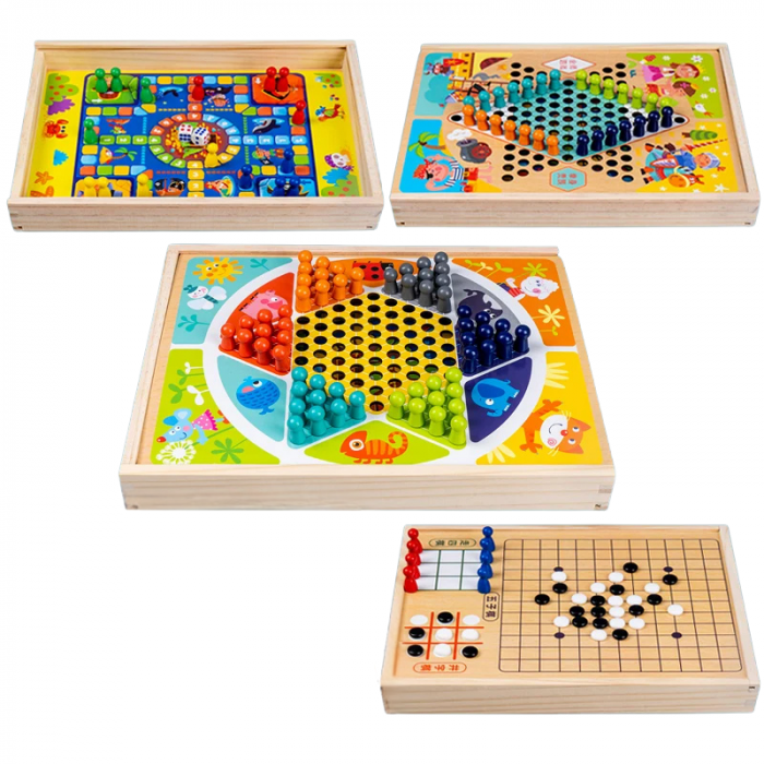Set 6 Jocuri de Strategie din Lemn [1]