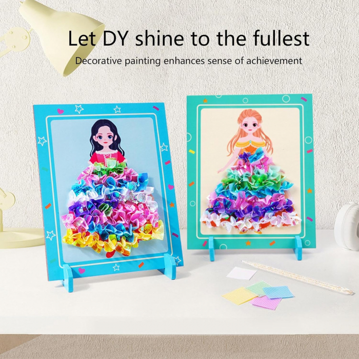 Joc Educativ si Creativ, Broderie pe Rochita Printesei [5]