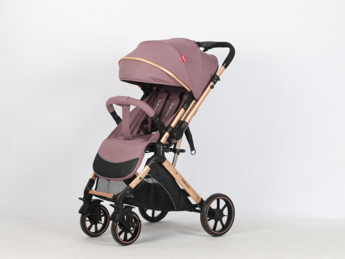 Carucior Sport Tip Troller Pliabil, Maner Reversibil, Spatar Reglabil, ROZ PUDRA [4]