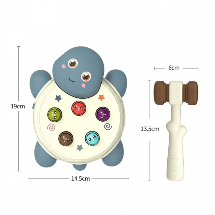 Joc Interactiv de Motricitate cu Ciocanel Whack-a-Mole [12]