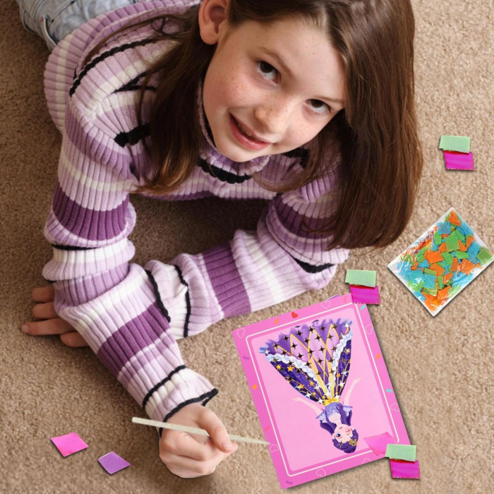 Joc Educativ si Creativ, Broderie pe Rochita Printesei [6]