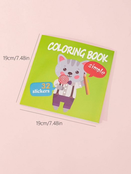Carte de colorat cu 32 de stickere [5]