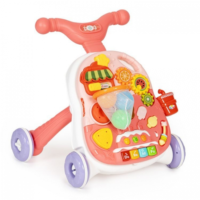 Antemergator educational 2 in 1 Huanger HE0815 - Alb cu roz [1]