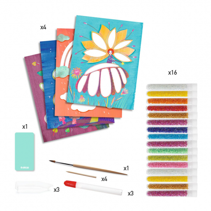 Atelier creativ cu margele Tara minunilor, Djeco [8]