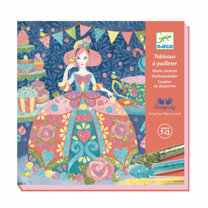 Atelier creativ cu sclipici Daydream, Djeco [10]