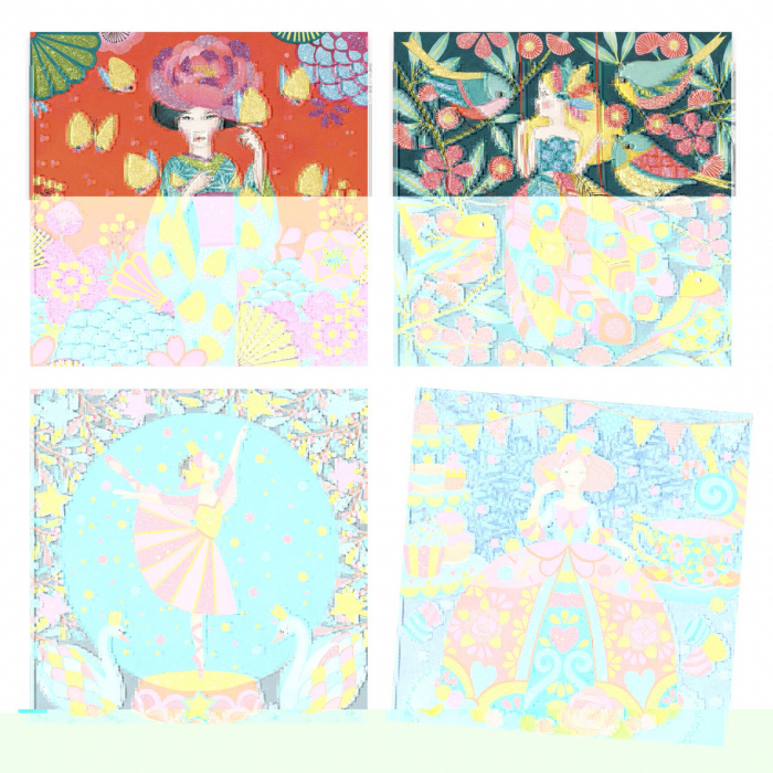 Atelier creativ cu sclipici Daydream, Djeco [4]