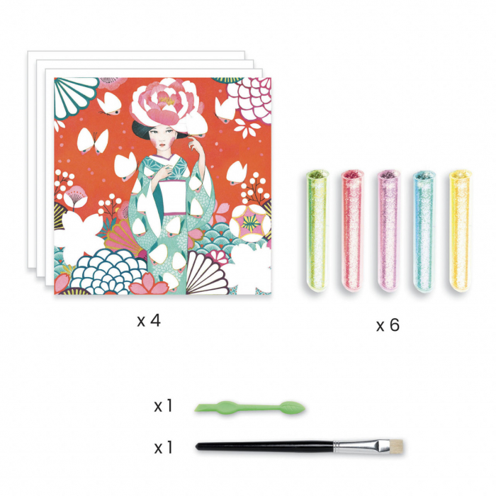 Atelier creativ cu sclipici Daydream, Djeco [7]