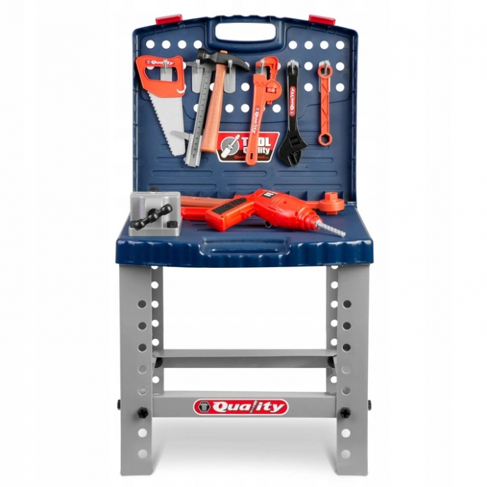 Atelier de lucru 2 in 1 cu unelte pentru copii Ricokids 772400 - Albastru [1]