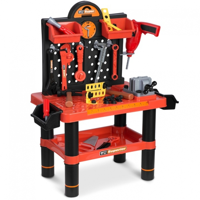 Atelier de lucru cu unelte pentru copii Ricokids 772500 - Rosu [1]