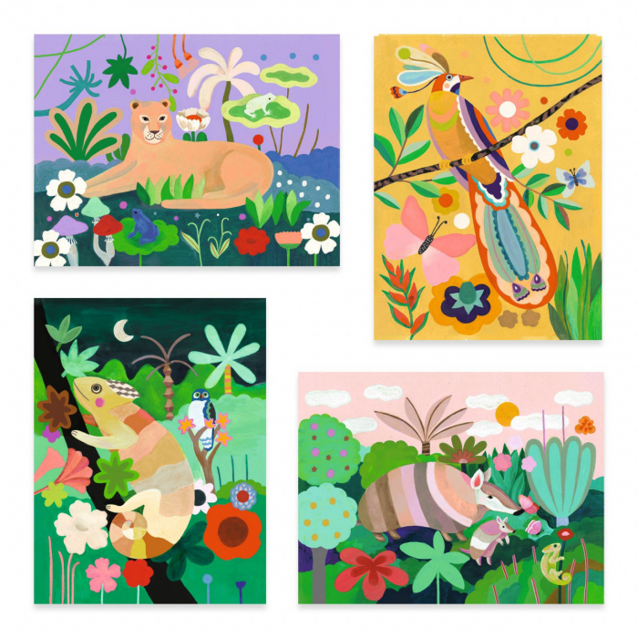 Atelier de pictura Padurea tropicala, Djeco [4]