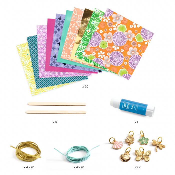 Joc creativ DIY bratari Elegant si auriu, Djeco [5]