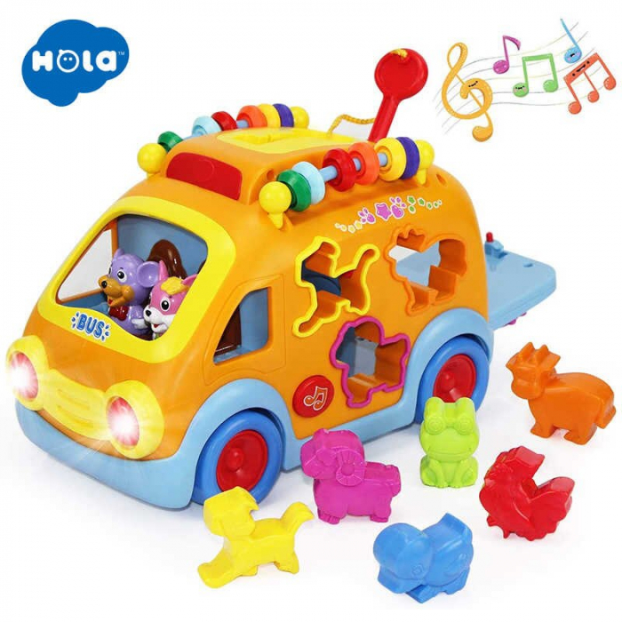 Autobuzul vesel - Jucarie educativa pentru copii [2]