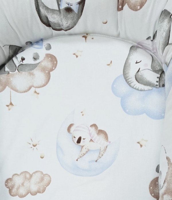 Baby nest din bumbac, Appekids, Clouds [5]