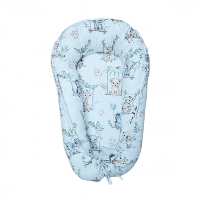 Baby nest din bumbac, Appekids, Safari [1]