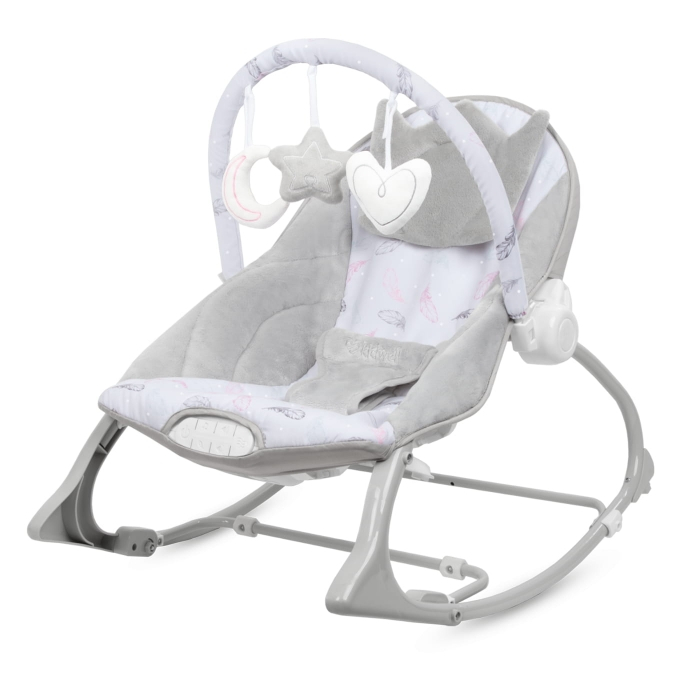 Balansoar multifunctional cu sunete si jucarii Kidwell Pino - Feathers [1]