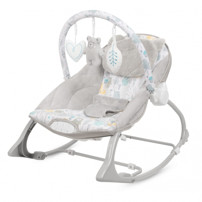 Balansoar multifunctional cu sunete si jucarii Kidwell Pino - Forest [1]