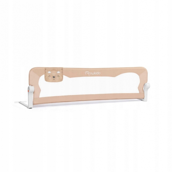 Bariera de protectie pentru pat 150 x 35 x 42 cm Nukido 722201 - Bej [1]
