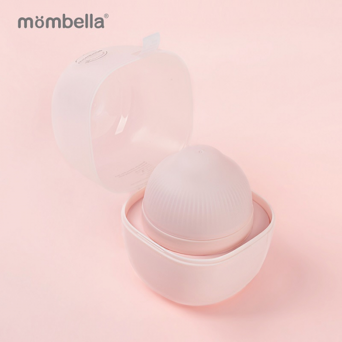 Biberon Anticolici Mombella Breast-Like, 210ml, Tetina M flux mediu, 100% Silicon, Old Roze [3]