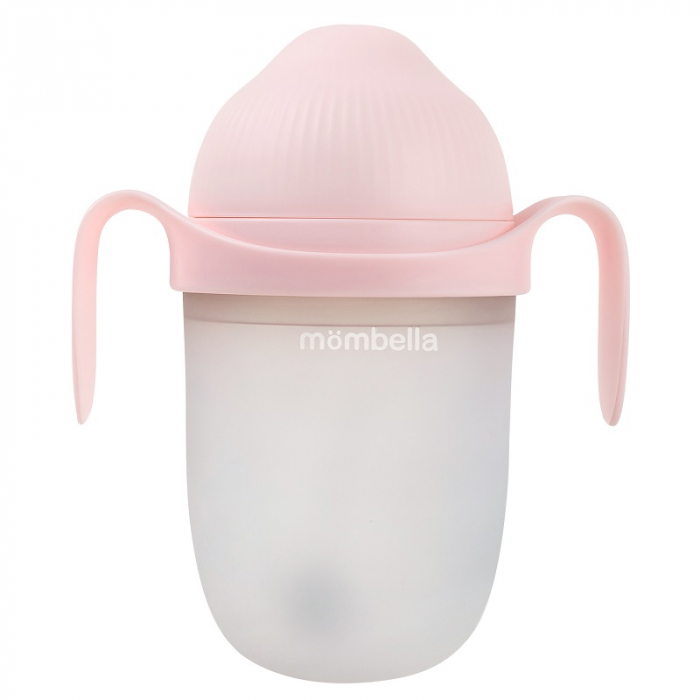 Biberon Anticolici Mombella Breast-Like, 300ml, Tetina 360Ã‚Â° XL Flux Consistent, 100% Silicon, Old Roze [2]