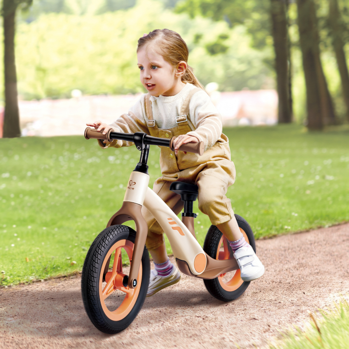 Bicicleta de echilibru pentru copii, bej [2]