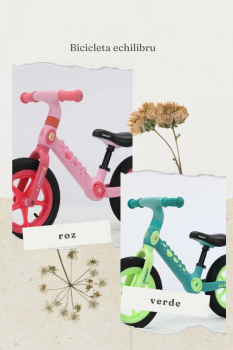 Bicicleta echilibru pentru copii, 2 roti fara pedale [1]