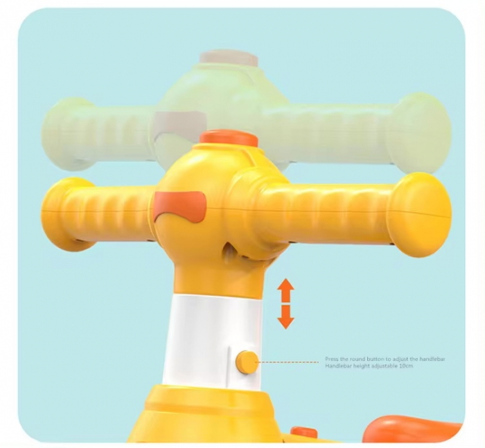 Bicicleta fara pedale, 4 roti, cu sunete, lumini si baloane de sapun [3]