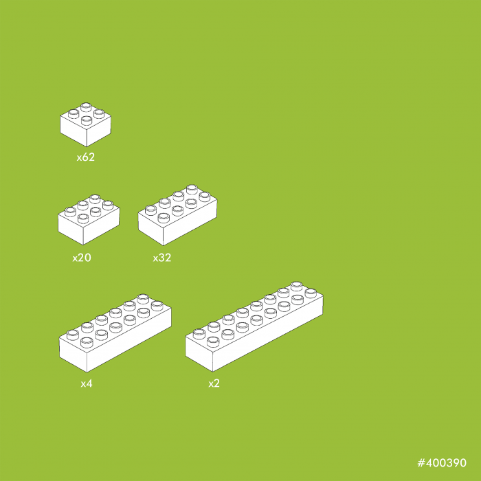 Cuburi colorate de construit Hubelino tip lego (120 piese) [2]