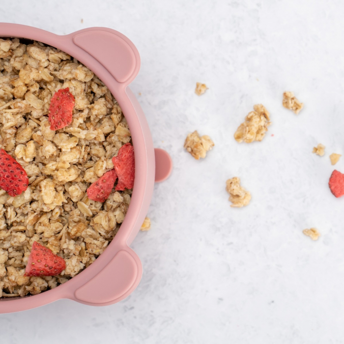 Bol din silicon cu ventuza, AppeKids, The Little Bear - Old Rose [6]