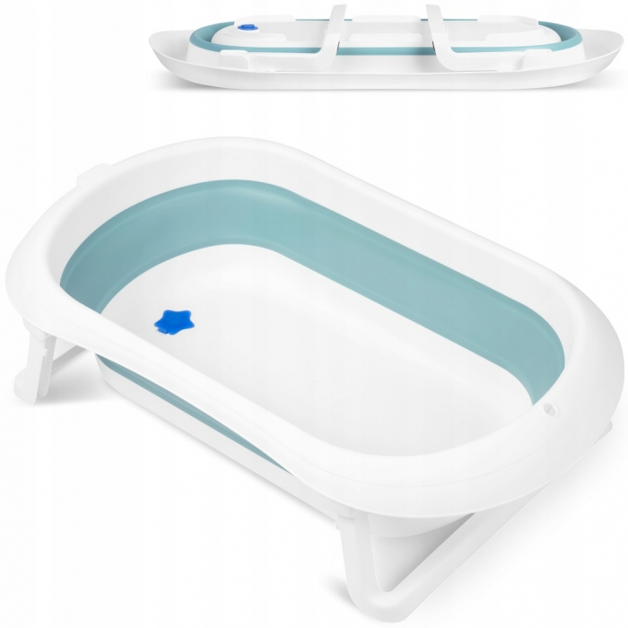 Cadita de baie cu dop de scurgere Ricokids RK-281 - Albastru [1]