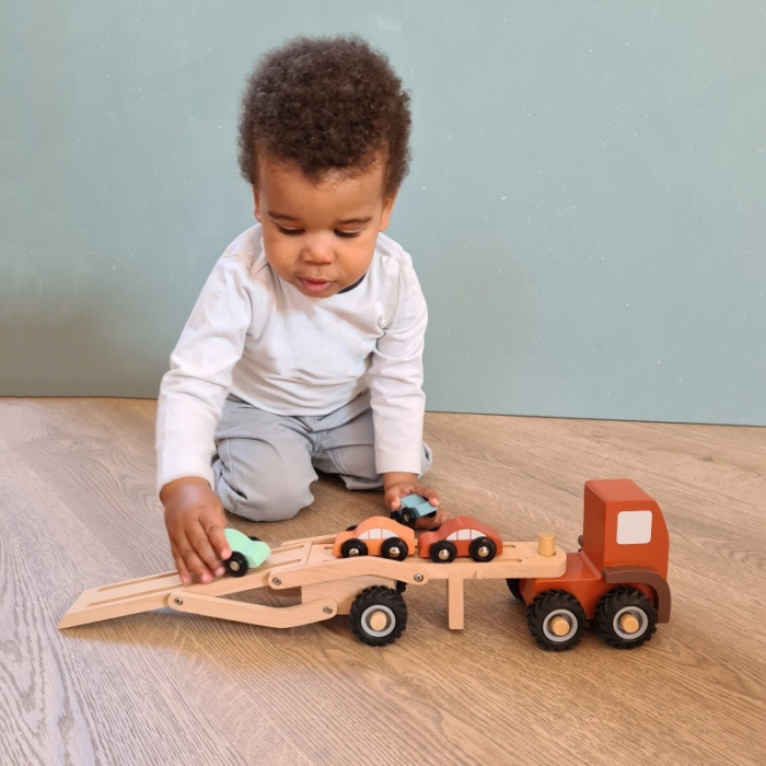 Camion cu masini culori pastel, Egmont Toys [3]