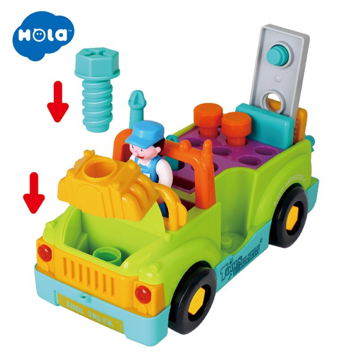 Camionul Plin Cu Scule Al Micului Mecanic Cu Lumini Si Sunete [7]
