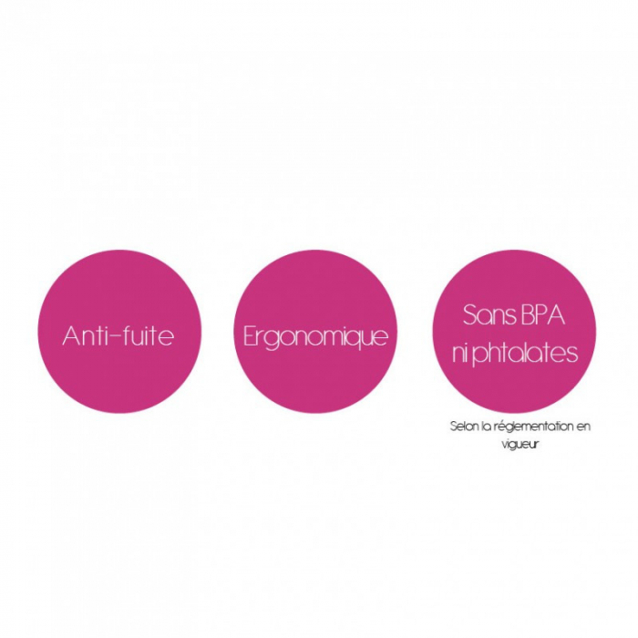 Cana anti-curgere cu capac si manere Powder pink [4]