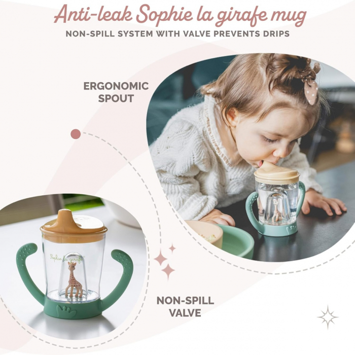 Cana anti-curgere miniatura Girafa Sophie [4]