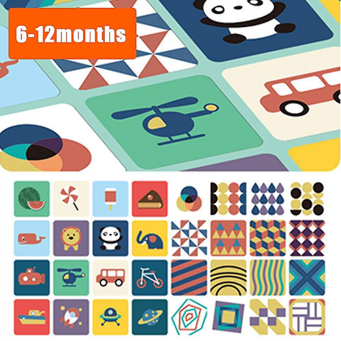 Carduri vizuale educative, Montessori, diverse modele [3]