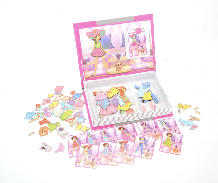 Carte cu Puzzle Magnetic, Imbraca Printesa [4]
