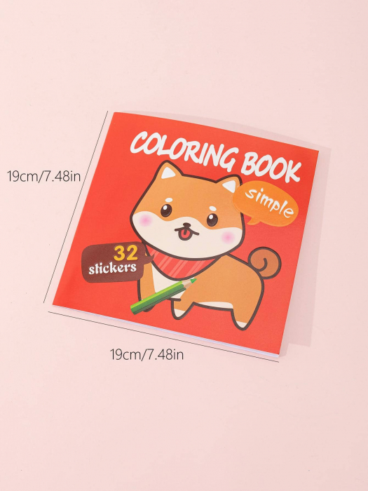 Carte de colorat cu 32 de stickere [5]