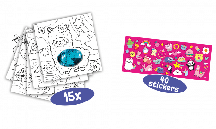 Carte de colorat cu paiete magice [3]