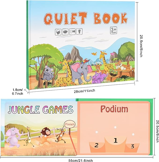 Carte educativa Montessori cu stickere reutilizabile, diverse modele, 10 pagini [14]
