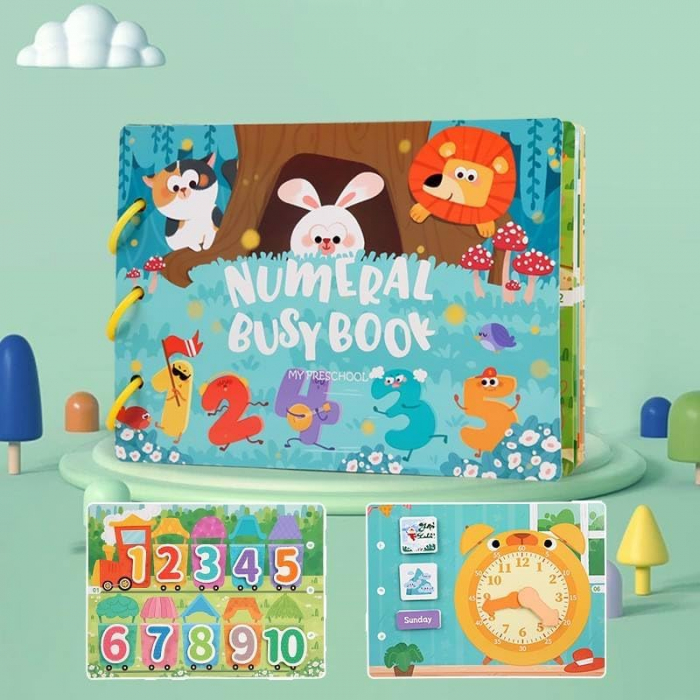 Carte Educativa pentru Copii, Busy Book Invatam Numerele [1]