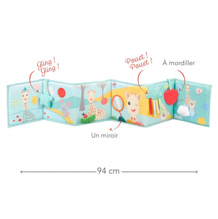 Carte senzoriala pliabila Girafa Sophie Vulli [3]