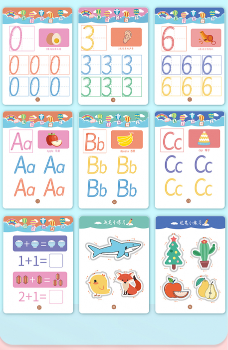 Carticica reutilizabila si educativa Montessori, invatam sa scriem [6]