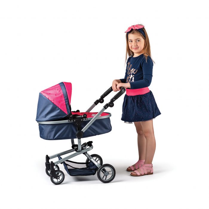 Carucior pentru papusi  multifunctional - Pisici Chichi, 2 in 1 [5]