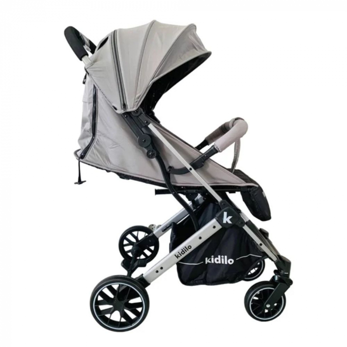 Carucior Sport cu Pliere Tip Troller, cu Pozitie de Somn, Gri [2]