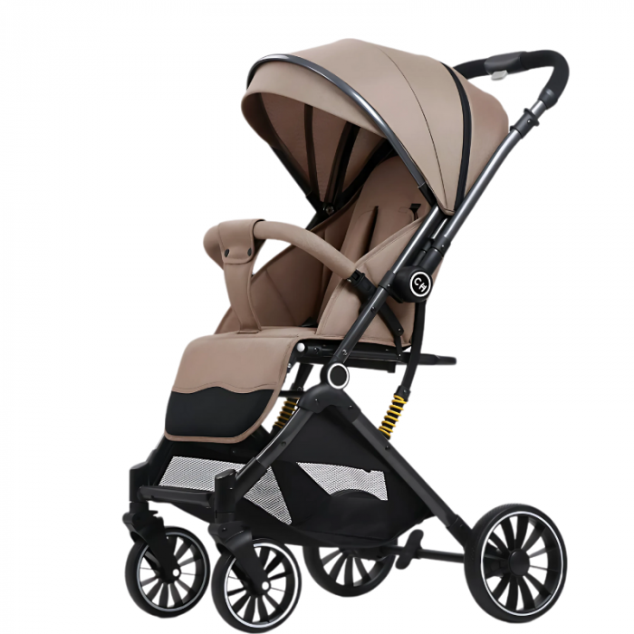 Carucior Sport cu Pliere Tip Troller si Maner Reversibil - Bej [1]
