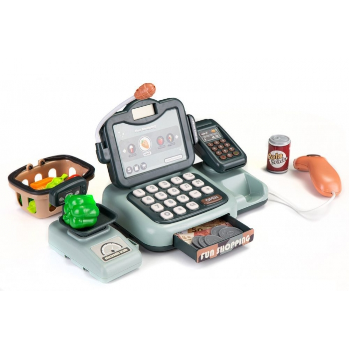 Casa de marcat cu sunete, accesorii si scanner Ecotoys HC483431 [1]