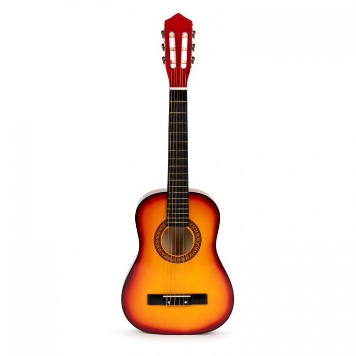 Chitara din lemn cu 6 corzi pentru copii, 76 cm, Ecotoys HX18022-30N [1]